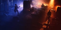 A band playing 