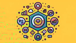 Hubspot Content Hub illustrasjon