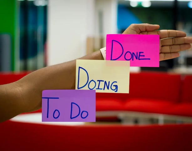 to do - doing - done